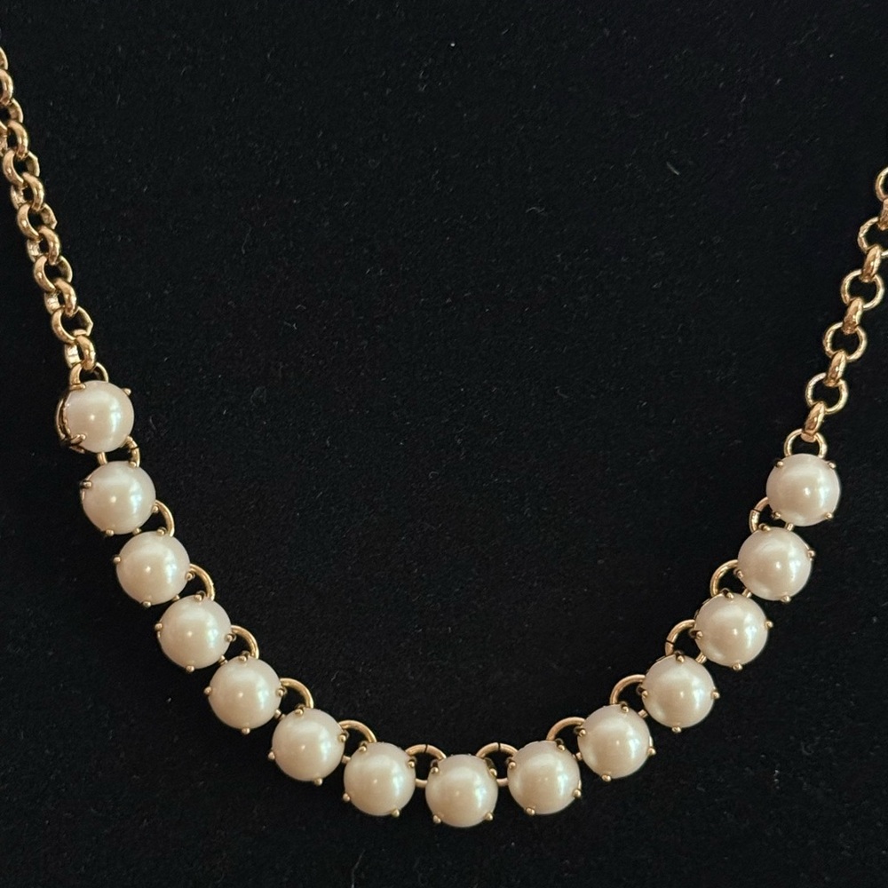 Kate spade long pearl necklace
